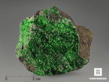 Уваровит (зелёный гранат), 5,5х3,8х2 см