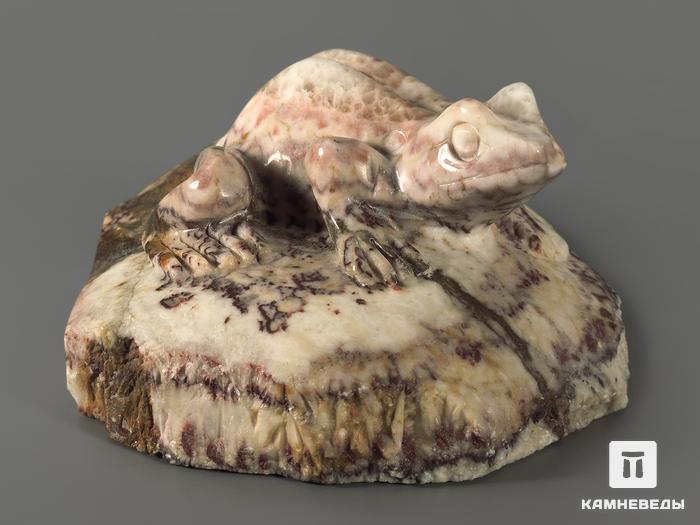 Лягушка из мраморного оникса, 10х7,3х5,1 см, 10575, фото 2