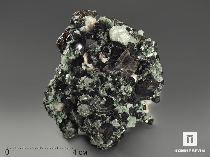 Сфалерит с флюоритом, 8,4х7,6х4,6 см, 10153, фото 1