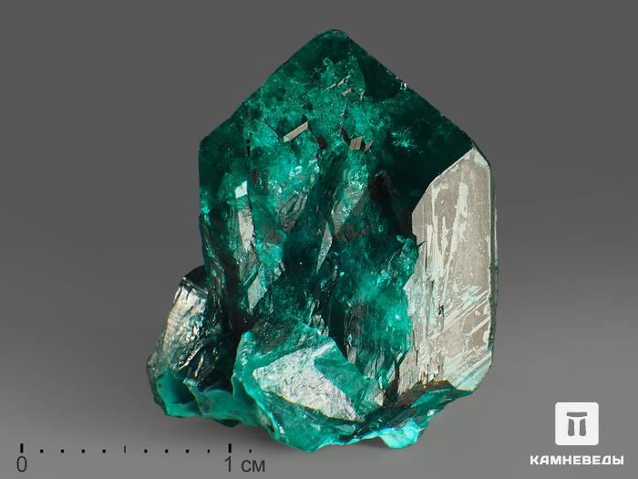 Диоптаз, кристалл в пластиковом боксе 2,2х1,5х1,2 см, 10-55/49, фото 1