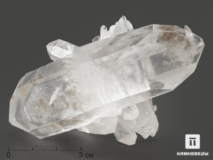 Горный хрусталь, сросток двухголовых кристаллов 8,2х4,8х3,4 см, 7598, фото 1