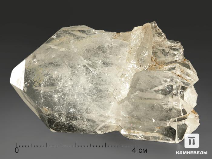Горный хрусталь, сросток двухголовых кристаллов 6,7х4,1х1,8 см, 10861, фото 1