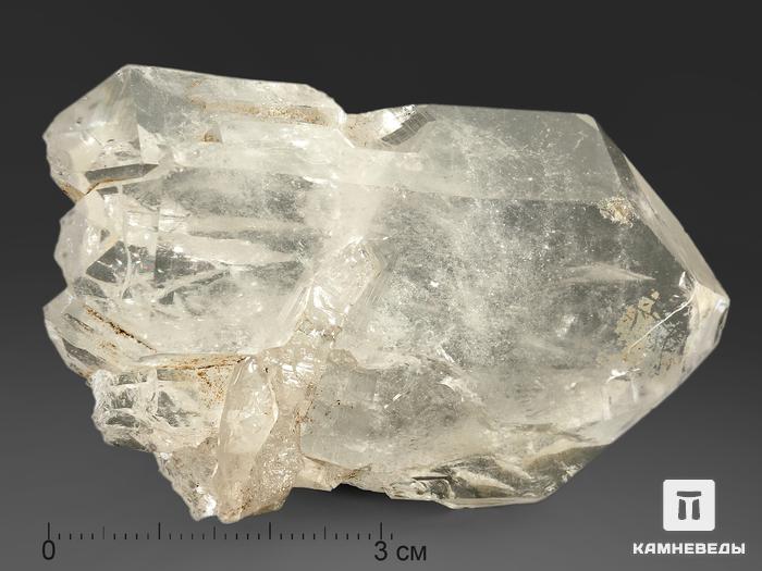 Горный хрусталь, сросток двухголовых кристаллов 6,7х4,1х1,8 см, 10861, фото 2