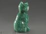 Кошка из зеленого авантюрина, 5х2,7х1,8 см, 23-297, фото 2