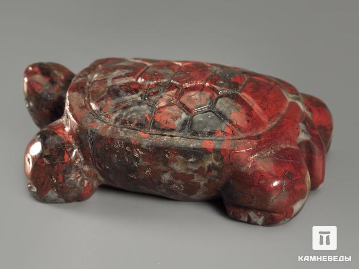 Черепаха из красной яшмы, 5х3,5х2 см, 23-242, фото 2