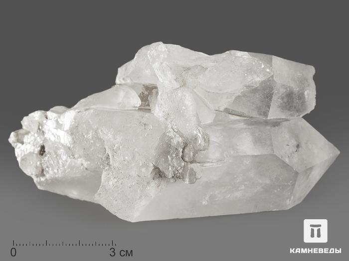 Горный хрусталь (кварц), сросток кристаллов 9,8х8,2х5,4 см, 10842, фото 1