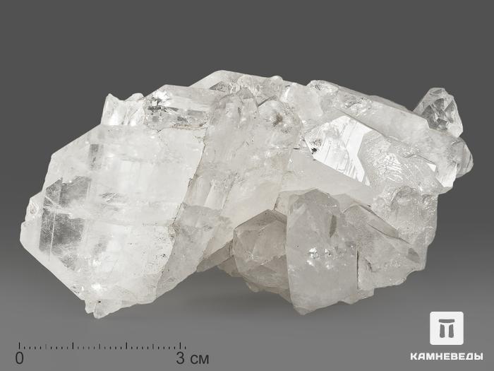 Горный хрусталь (кварц), сросток кристаллов 9,3х5,9х5,3 см, 10841, фото 1
