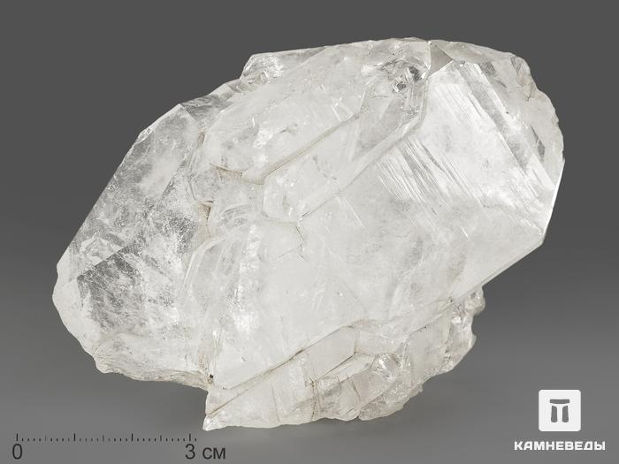 Горный хрусталь (кварц), сросток кристаллов 8,7х6,2х3,6 см, 10844, фото 1