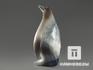 Пингвин из агата с жеодой кварца, 19,2х12,1х7,2 см, 10997, фото 3