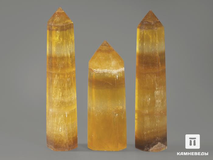 Флюорит жёлтый в форме кристалла, 8-10 см (100-110 г), 11003, фото 3