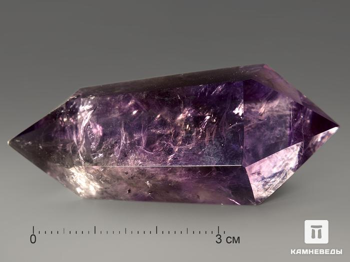 Аметист в форме двухголового кристалла, 5-6 см (30-35 г), 11023, фото 1