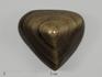 Сердце из золотистого обсидиана, 4,8х4,3х3,2 см, 11047, фото 1