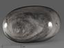 Обсидиан серебристый, полированная галька 6,5х4,5 см (80-100 г), 11074, фото 1