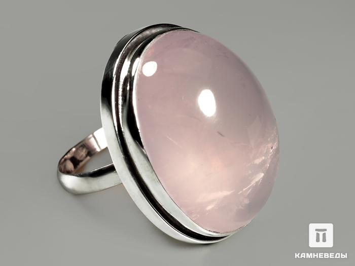 Кольцо с розовым кварцем, 7308, фото 4