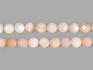 Бусины из опала розового (огранка), 80 шт. на нитке, 5 мм, 11343, фото 1