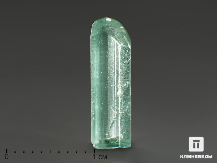 Турмалин (индиголит), кристалл 1,5х0,5х0,4 см, 2584, фото 1