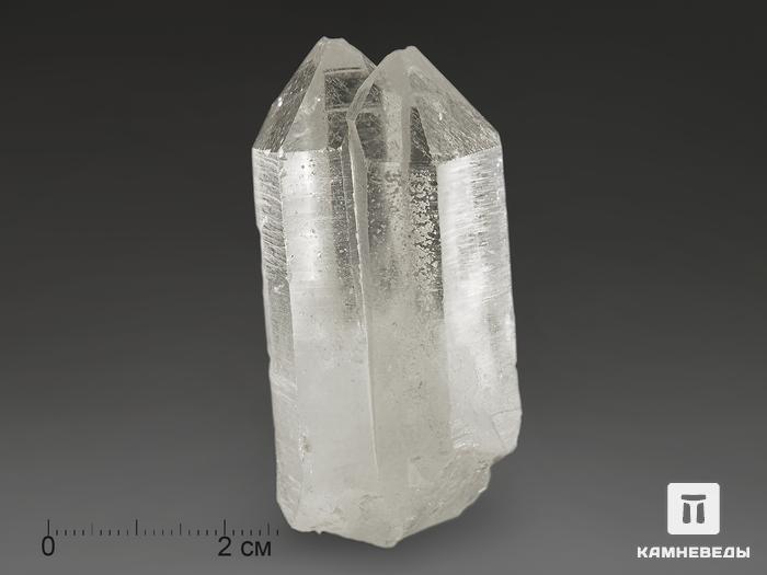 Горный хрусталь, сросток кристаллов 5,7х2,5 см, 10-99/12, фото 1