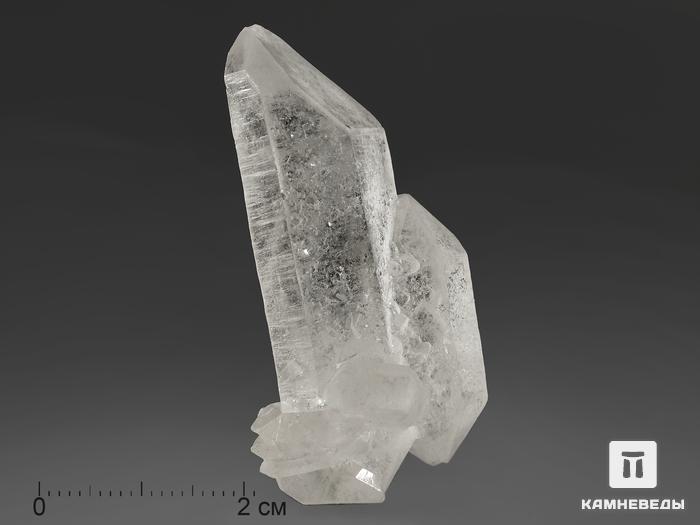 Горный хрусталь, сросток двухголовых кристаллов 5х2,5х2,1 см, 11103, фото 2