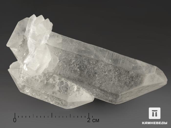 Горный хрусталь, сросток двухголовых кристаллов 5х2,5х2,1 см, 11103, фото 3