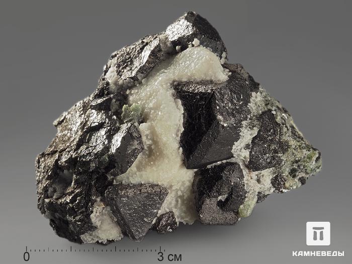 Магнетит, сросток кристаллов 6х5,5х4,2 см, 11406, фото 5
