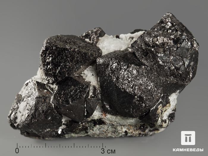 Магнетит, сросток кристаллов 7,2х4х3,9 см, 11450, фото 3