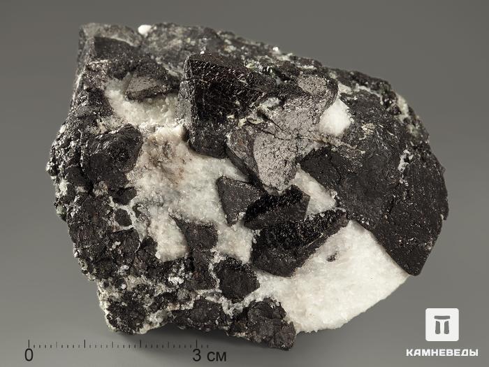 Магнетит, сросток кристаллов 8х5,4х4,3 см, 11419, фото 1