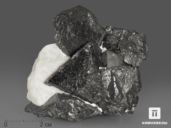 Магнетит, сросток кристаллов 8,7х7,7х4,1 см, 11400, фото 1
