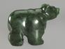Медведь из нефрита, 6,4х4,6х3,1 см, 23-61/6, фото 2