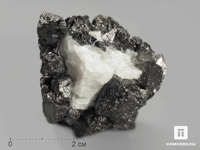 Магнетит, сросток кристаллов 4,7х4,4х4,2 см, 11446, фото 1