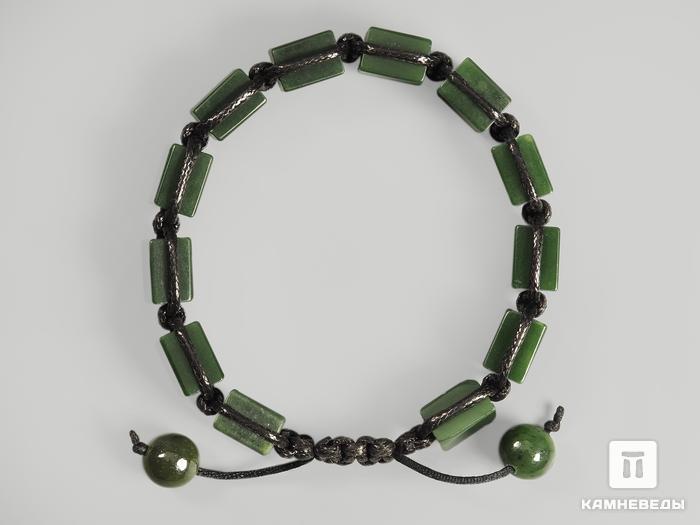 Браслет из нефрита зелёного, шамбала (12 бусин), 11627, фото 2