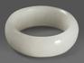 Кольцо из белого нефрита, ширина 6-7 мм, 7979, фото 2
