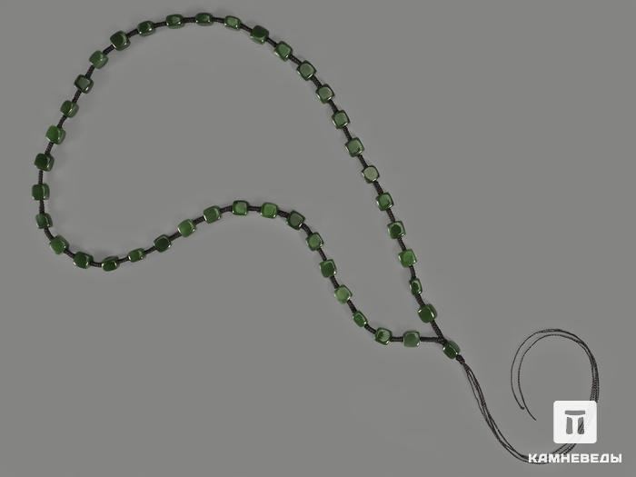 Шнурок для кулона с зелёным нефритом, 11640, фото 2