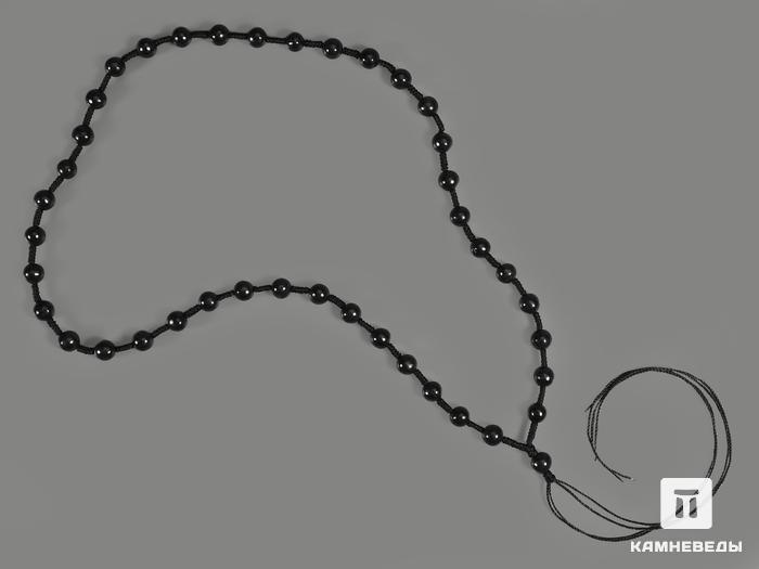 Шнурок с чёрным нефритом, 11644, фото 2