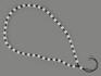 Шнурок для кулона с белым нефритом, 11645, фото 2