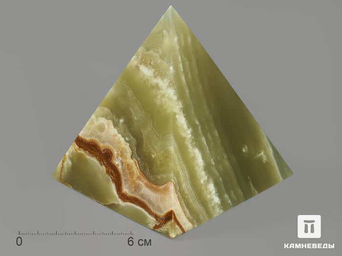 Пирамида из мраморного оникса, 10х10 см, 20-53/3, фото 1