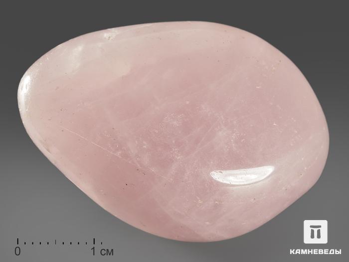 Розовый кварц, крупная галтовка 4,5-5 см (45-50 г), 11834, фото 1