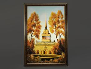 Картина с янтарём «Адмиралтейство»