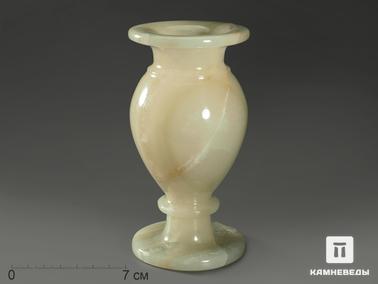 Оникс мраморный. Ваза из оникса мраморного, 14,4х7,4 см