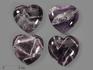 Сердце из шевронного аметиста, 3,5х3,3 см, 12030, фото 1