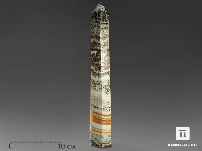 Оникс мраморный в форме кристалла, 27,5х4,8х3,9 см, 12248, фото 1