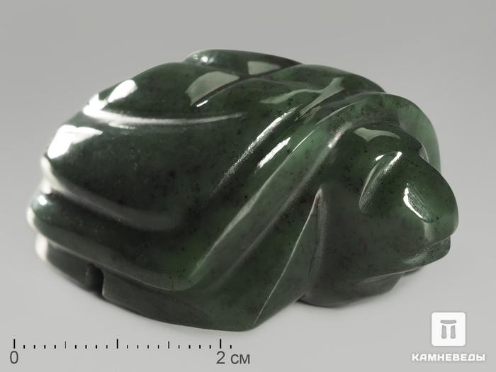 Черепаха из нефрита, 6,2х4,3х2,7 см, 4331, фото 1