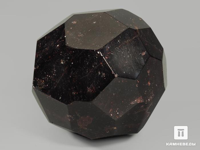 Альмандин (гранат), приполированный кристалл 5,5х5,4х5,3 см, 12578, фото 2