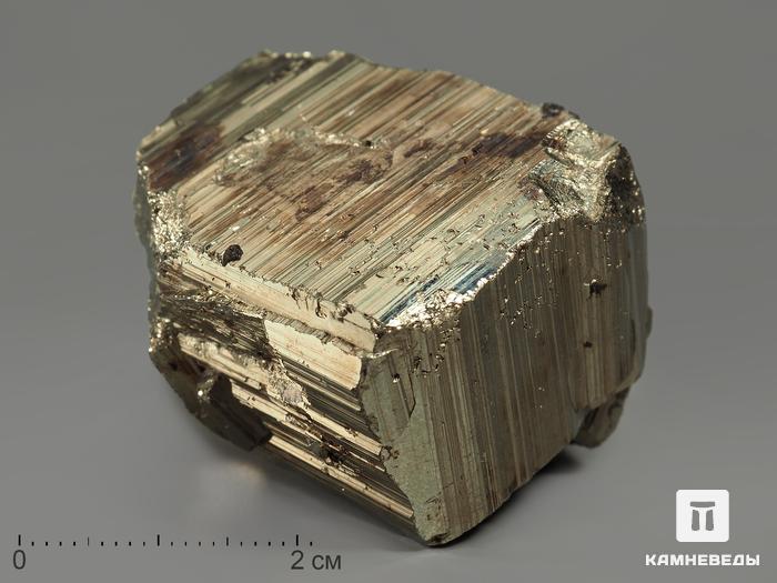 Пирит, сросток кристаллов 4,2х3,9х3,5 см, 10-599, фото 1