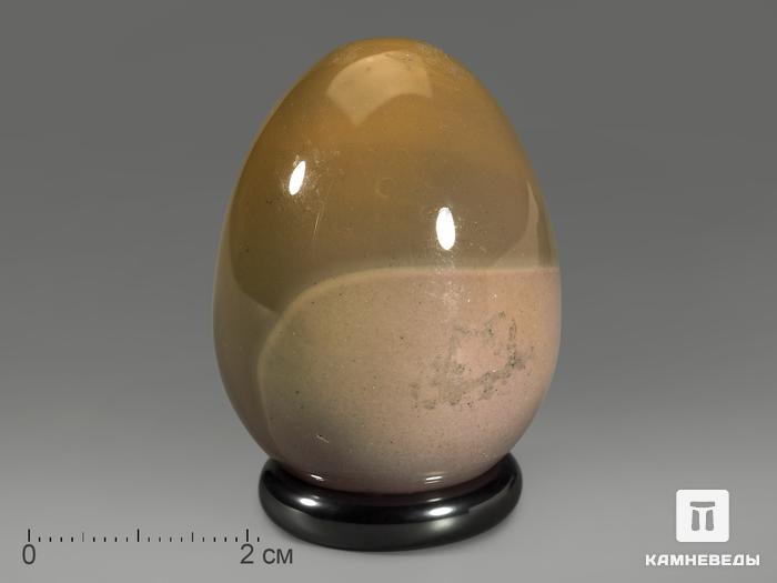 Яйцо из австралийской яшмы (мукаита), 4,4х3,4 см, 10644, фото 1