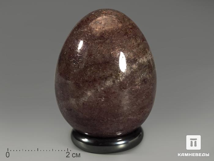 Яйцо из авантюрина красного, 4,5х3,5 см, 10628, фото 1