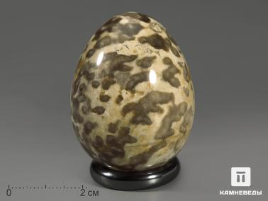Гранит. Яйцо из письменного гранита, 4,5х3,5 см