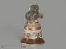Статуэтка из халцедона «Слон», 10,8х6,5 см, 13010, фото 1