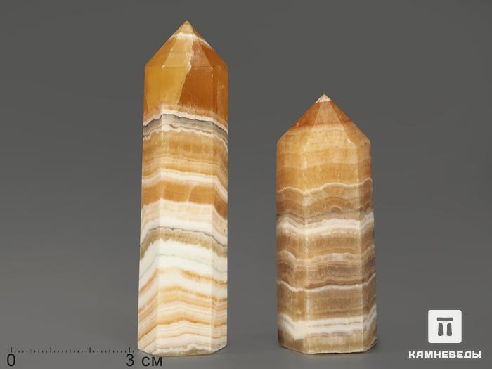 Оникс мраморный в форме кристалла, 6,5-9 см (70-75 г), 12919, фото 1