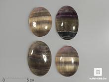 Флюорит, полированная галька 6,5-7,5 см (160-190 г)