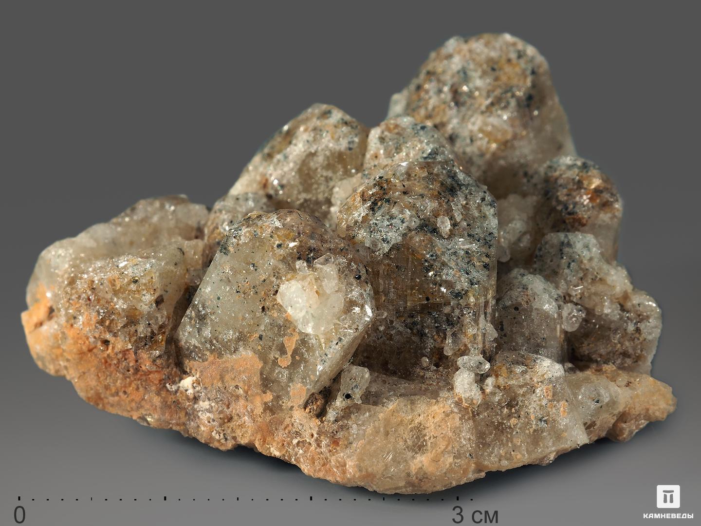 Топаз, сросток кристаллов 4,5-5,5 см топаз кристалл 3 3х2 8х2 6 см